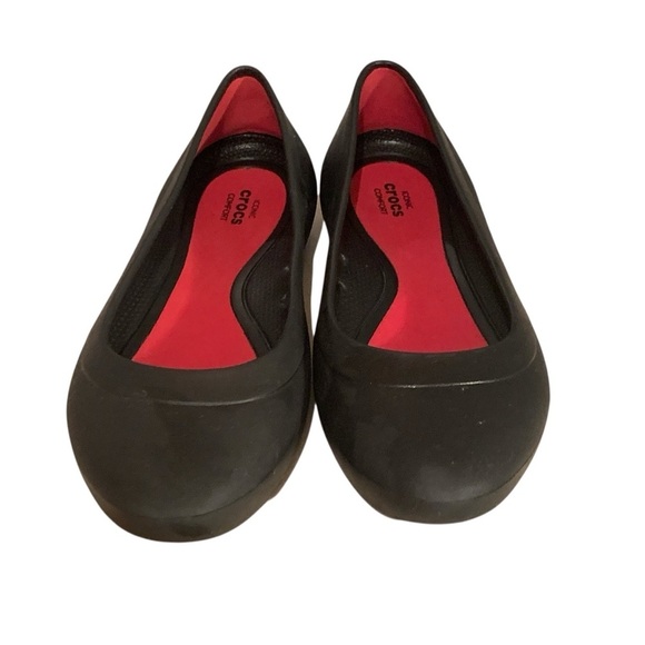 Crocs Lina Black Ballet Flats - Picture 2 of 7